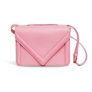 Mansur Gavriel M-frame Shoulder Bag in Flamingo, like new with dust bag!
